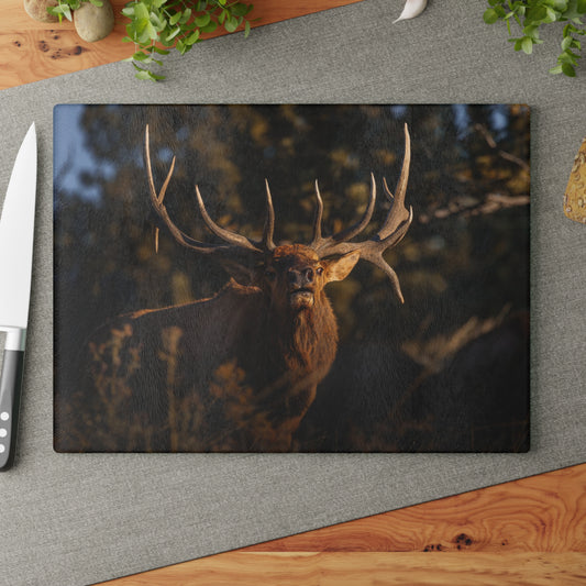 "DROPTINE" BULL ELK - CUTTING BOARD