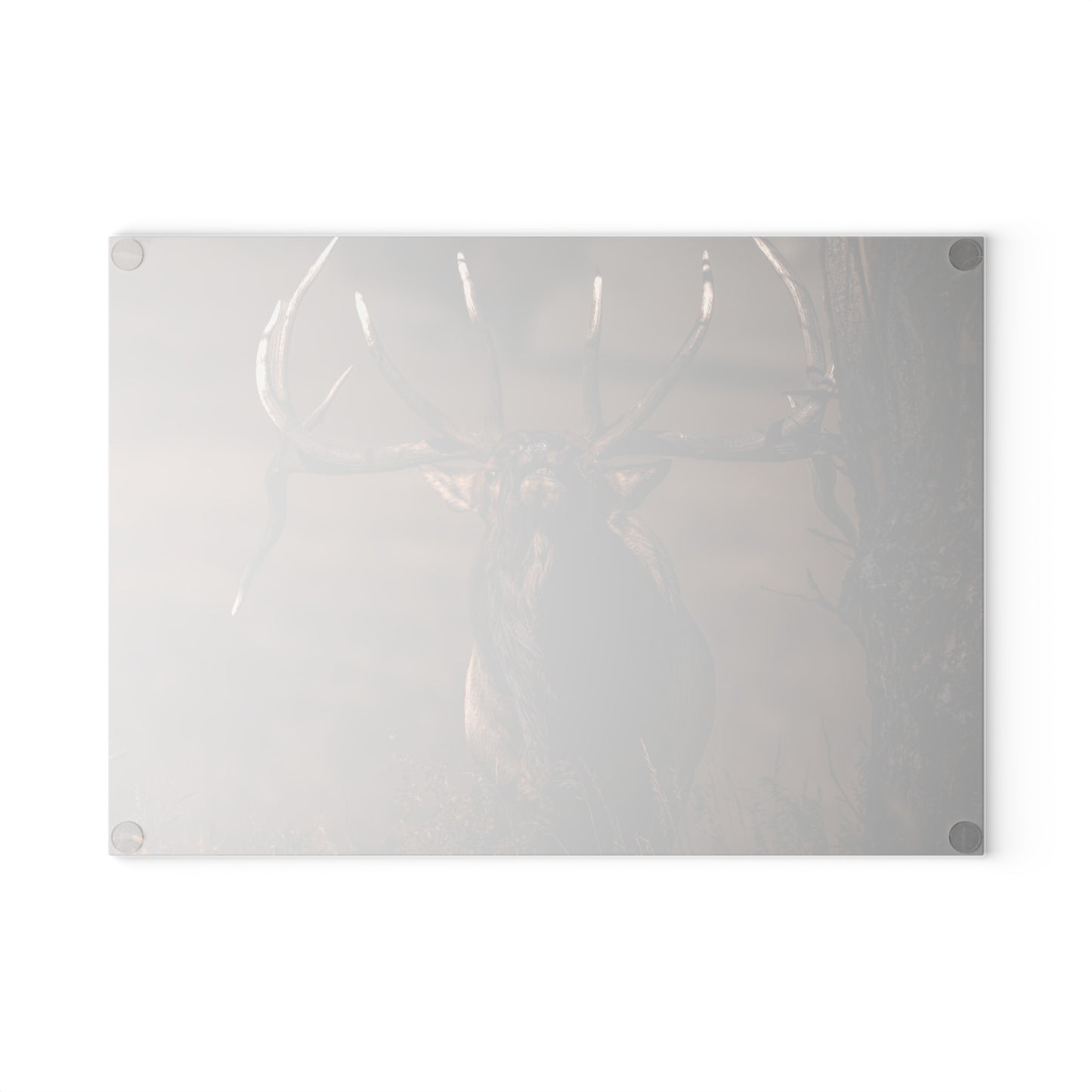 "ATTITUDE" BULL ELK - CUTTING BOARD