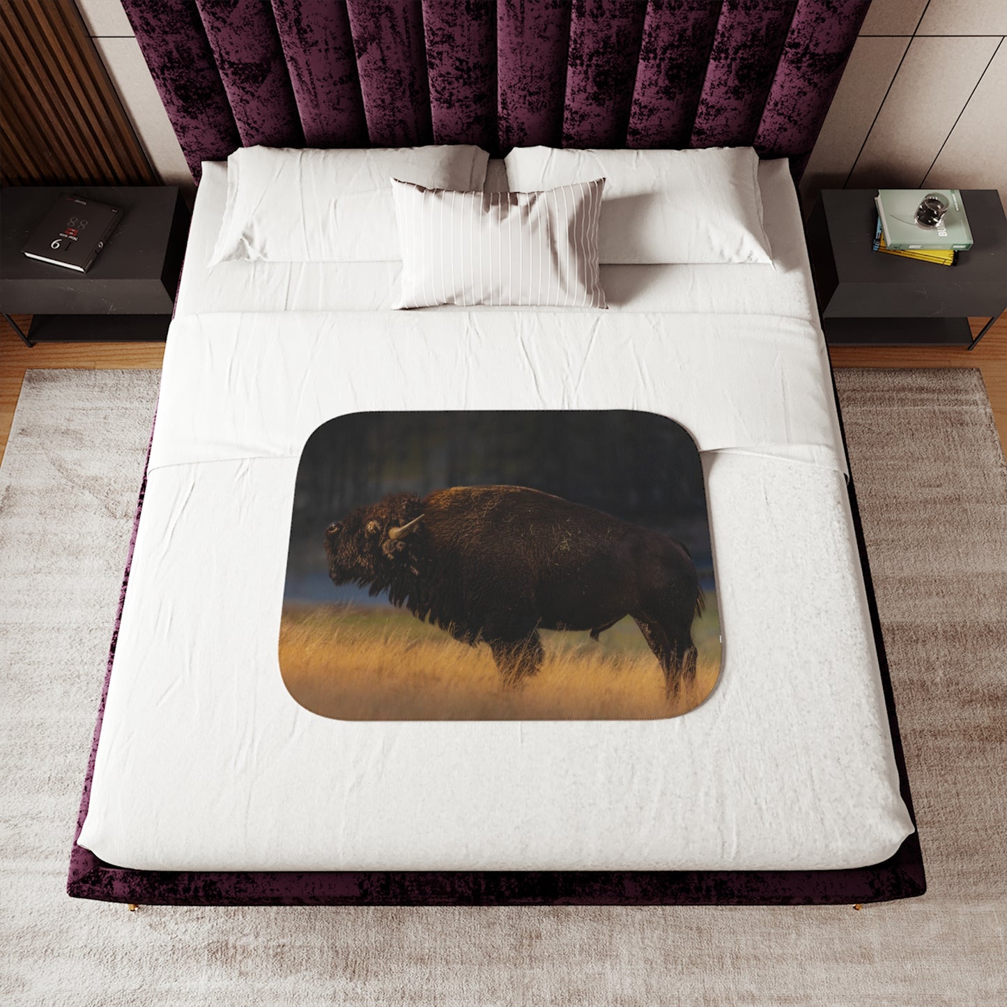 "NATIVE" BISON - FLEECE BLANKET