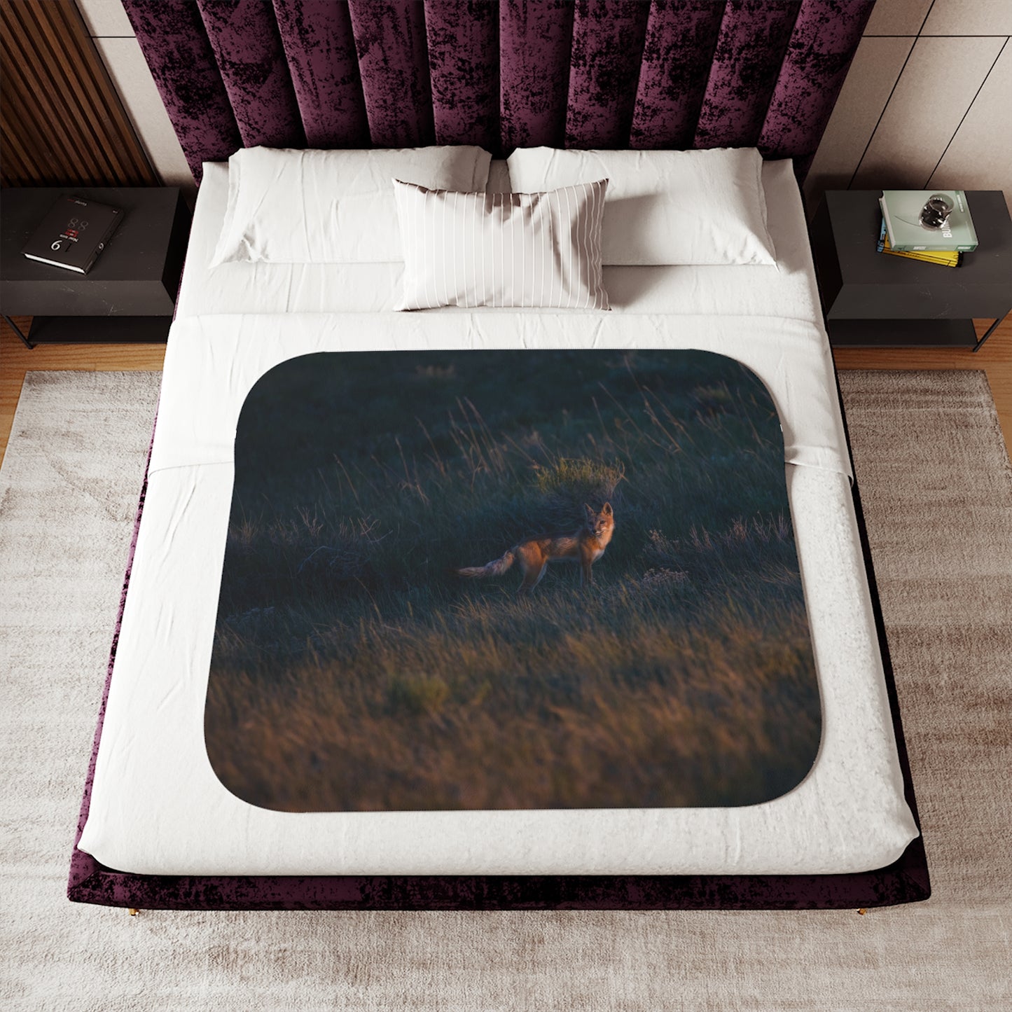 "GOLDEN LIGHT" SWIFT FOX - FLEECE BLANKET