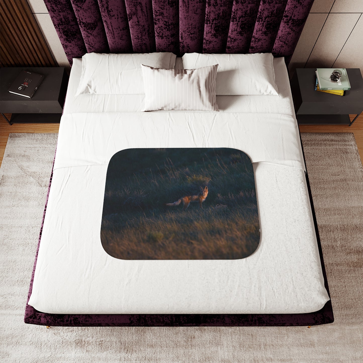 "GOLDEN LIGHT" SWIFT FOX - FLEECE BLANKET