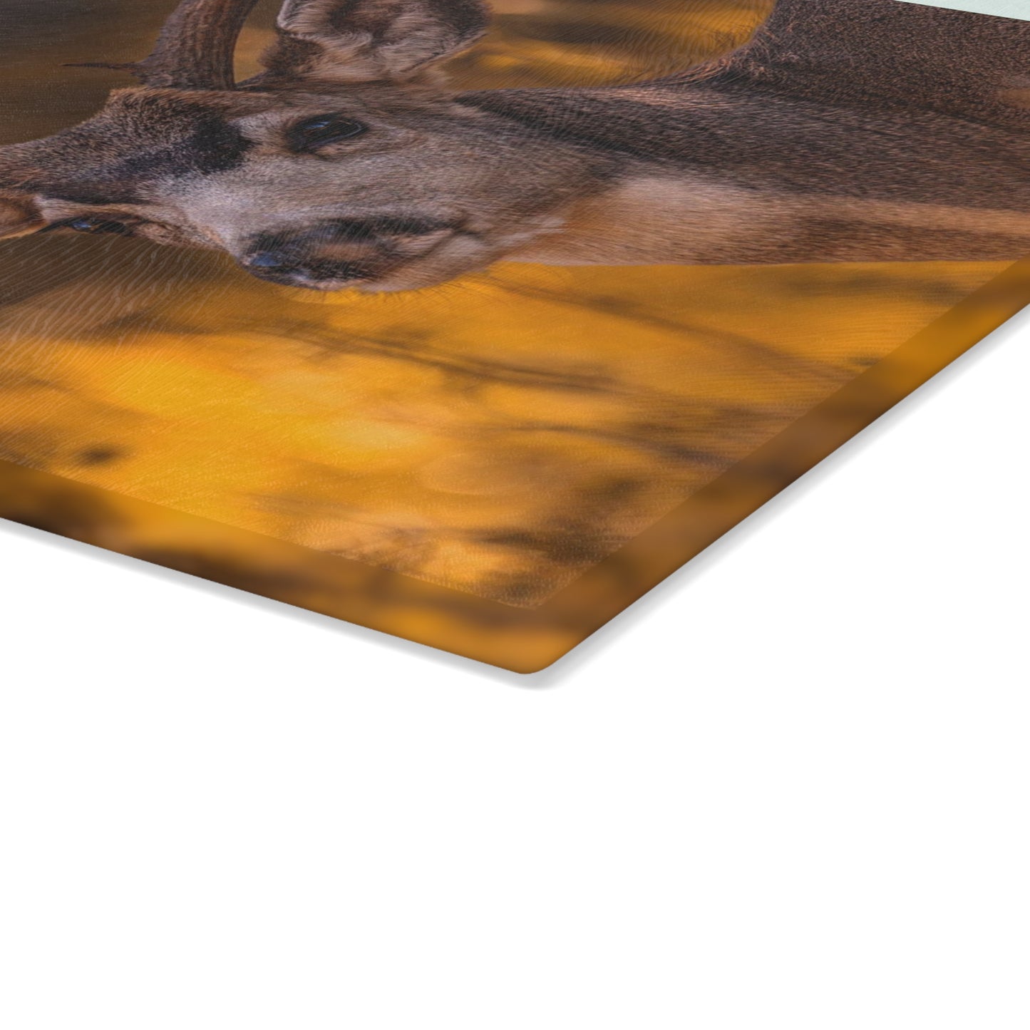 "NOVEMBER GOLD" BUCK MULE DEER - CUTTING BOARD