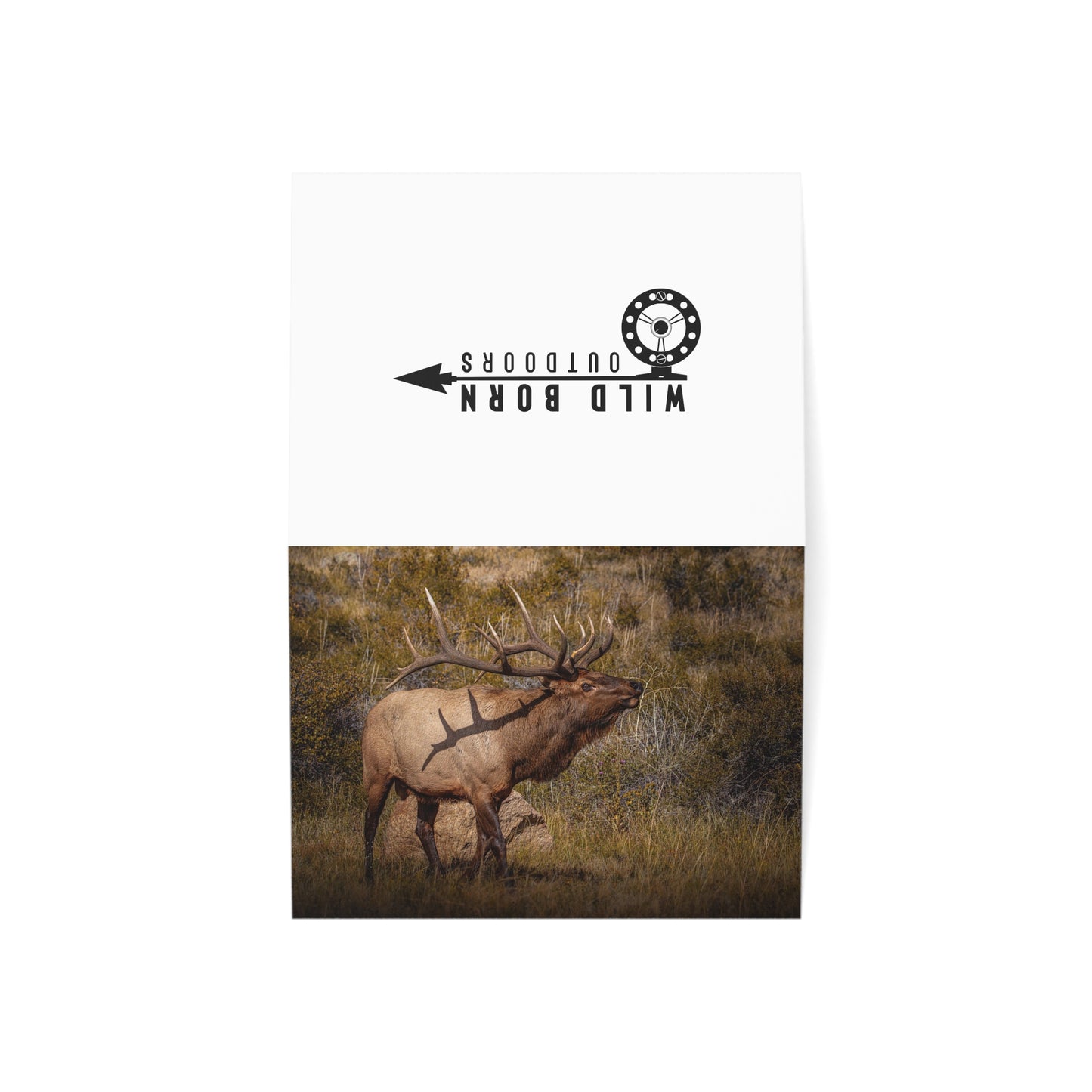 "TATTED" BULL ELK - GREETING CARDS