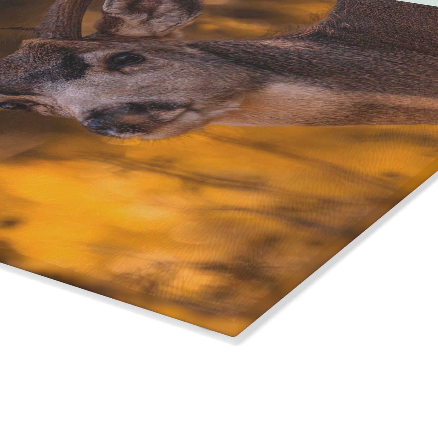 "NOVEMBER GOLD" BUCK MULE DEER - CUTTING BOARD