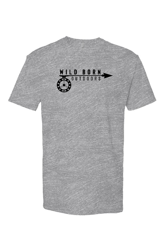 WILD BORN OUTDOORS TEE - DARK HEATHER GREY