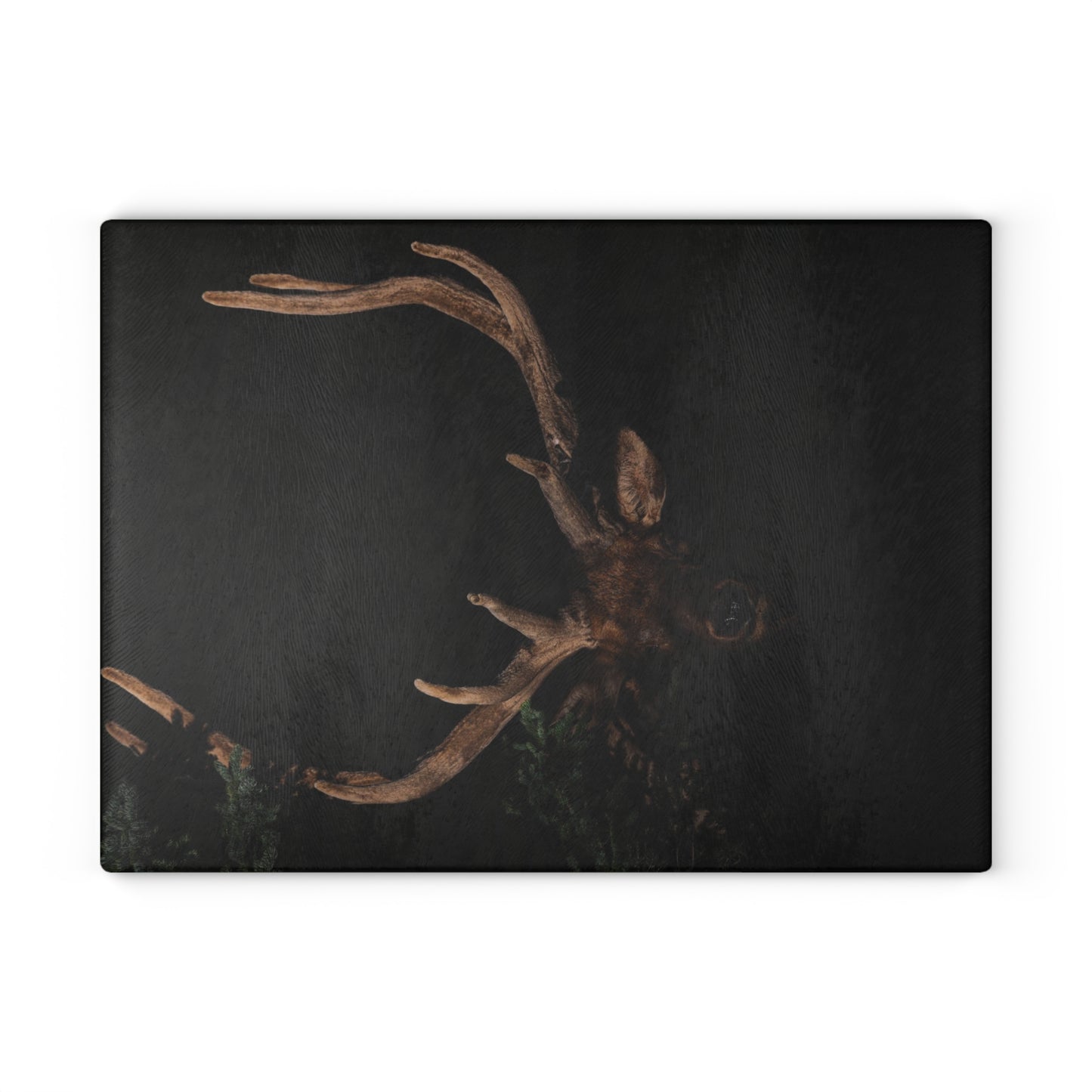 "OUT OF DARKNESS" BULL ELK - CUTTING BOARD