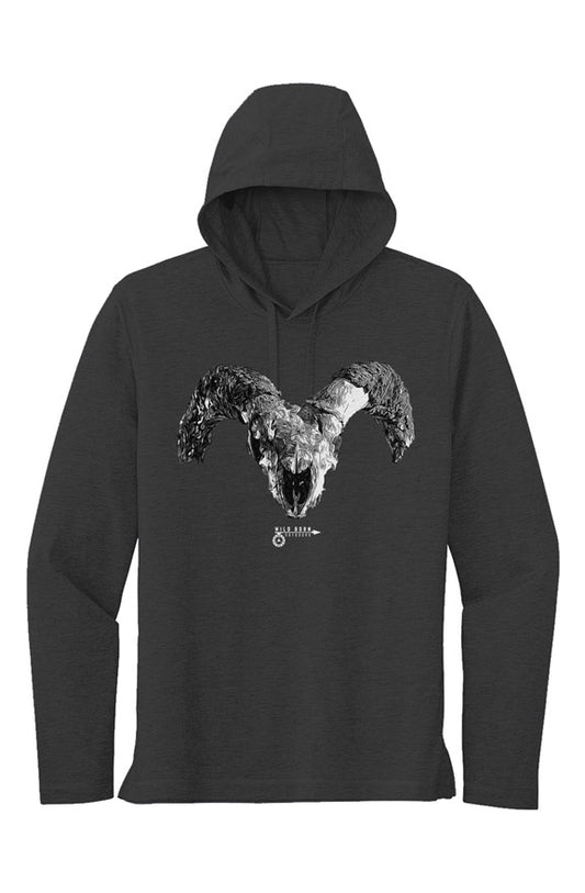 ATHLETIC RAM DEADHEAD HOODIE - BLACK