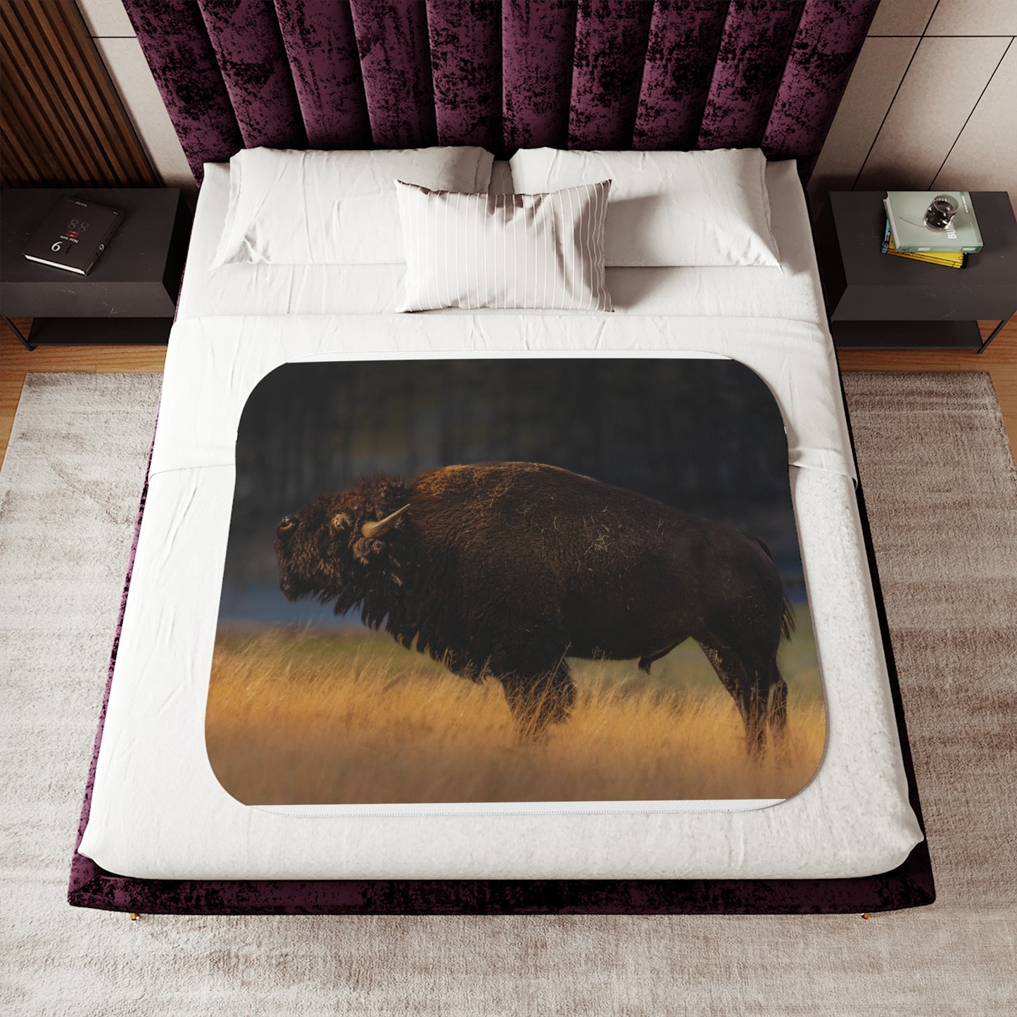 "NATIVE" BISON - FLEECE BLANKET