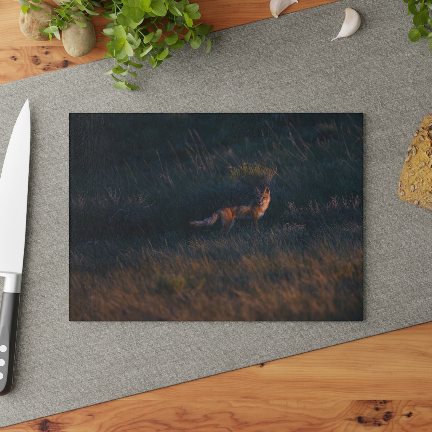 "GOLDEN LIGHT" SWIFT FOX - CUTTING BOARD