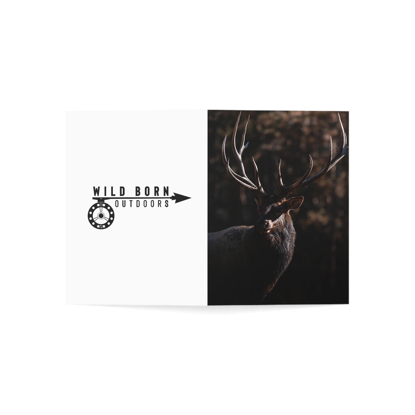 "DARK TIMBER" BULL ELK - GREETING CARDS