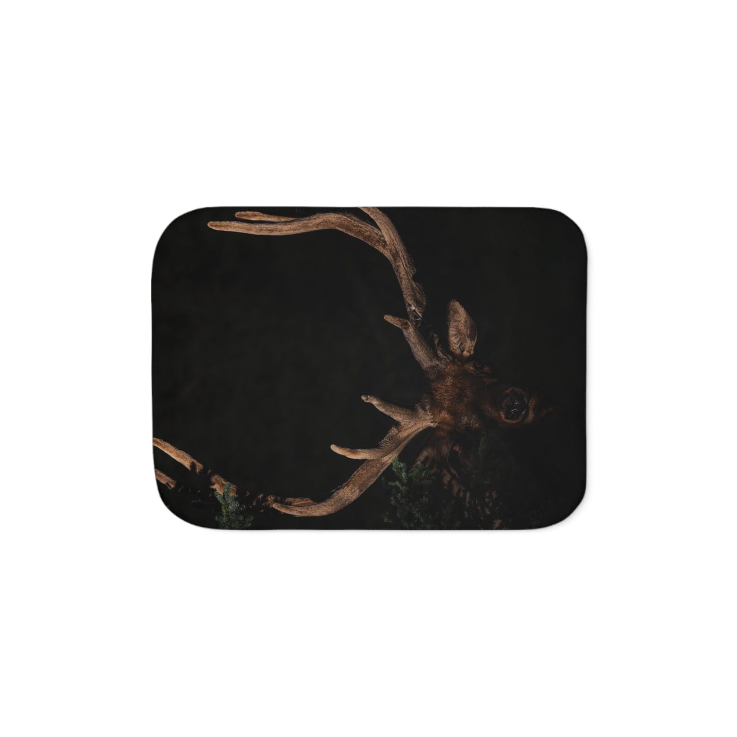 "OUT OF DARKNESS" BULL ELK - FLEECE BLANKET