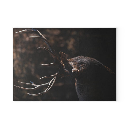 Dark Timber Glass Cutting Board