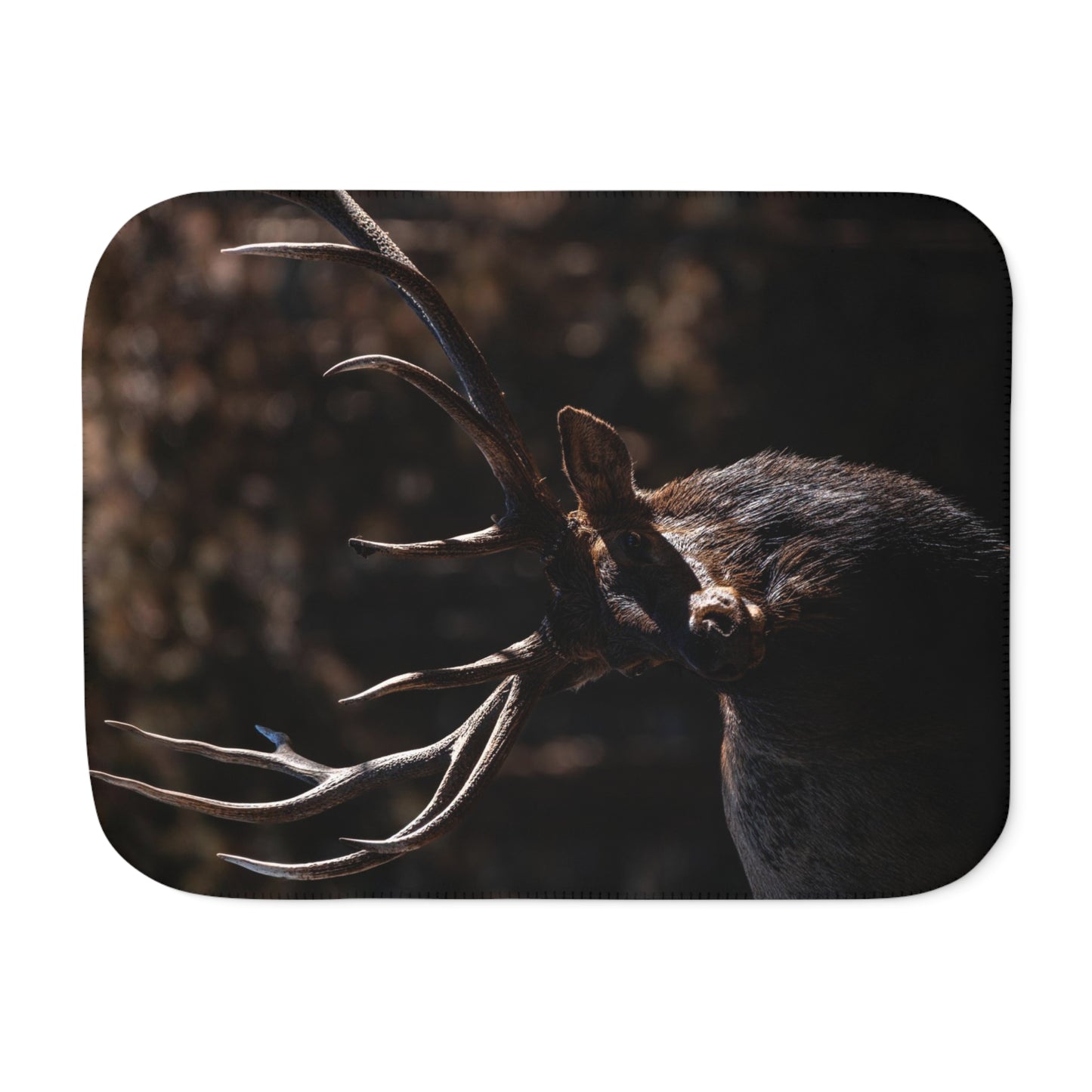 "DARK TIMBER" BULL ELK - FLEECE BLANKET