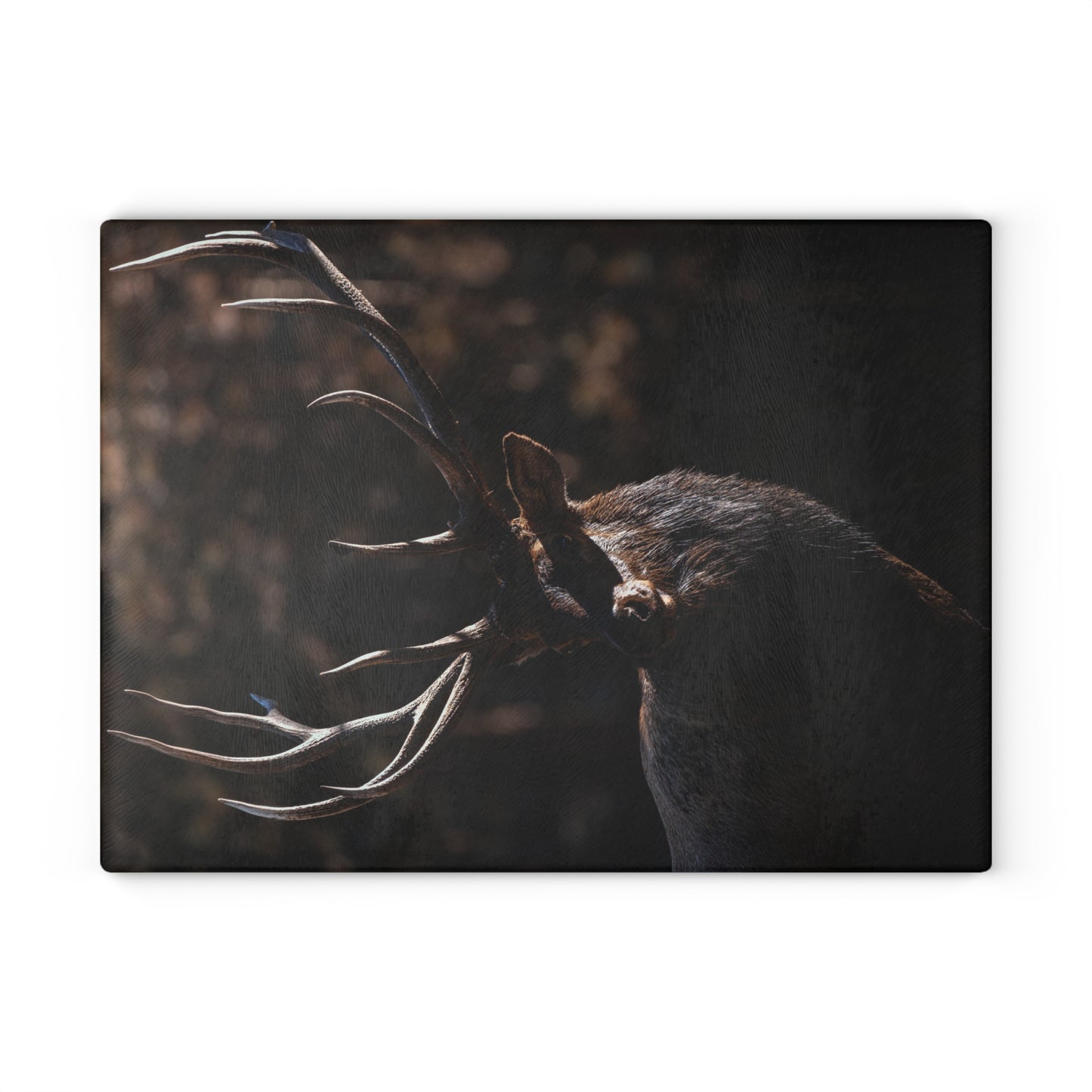 Dark Timber Glass Cutting Board