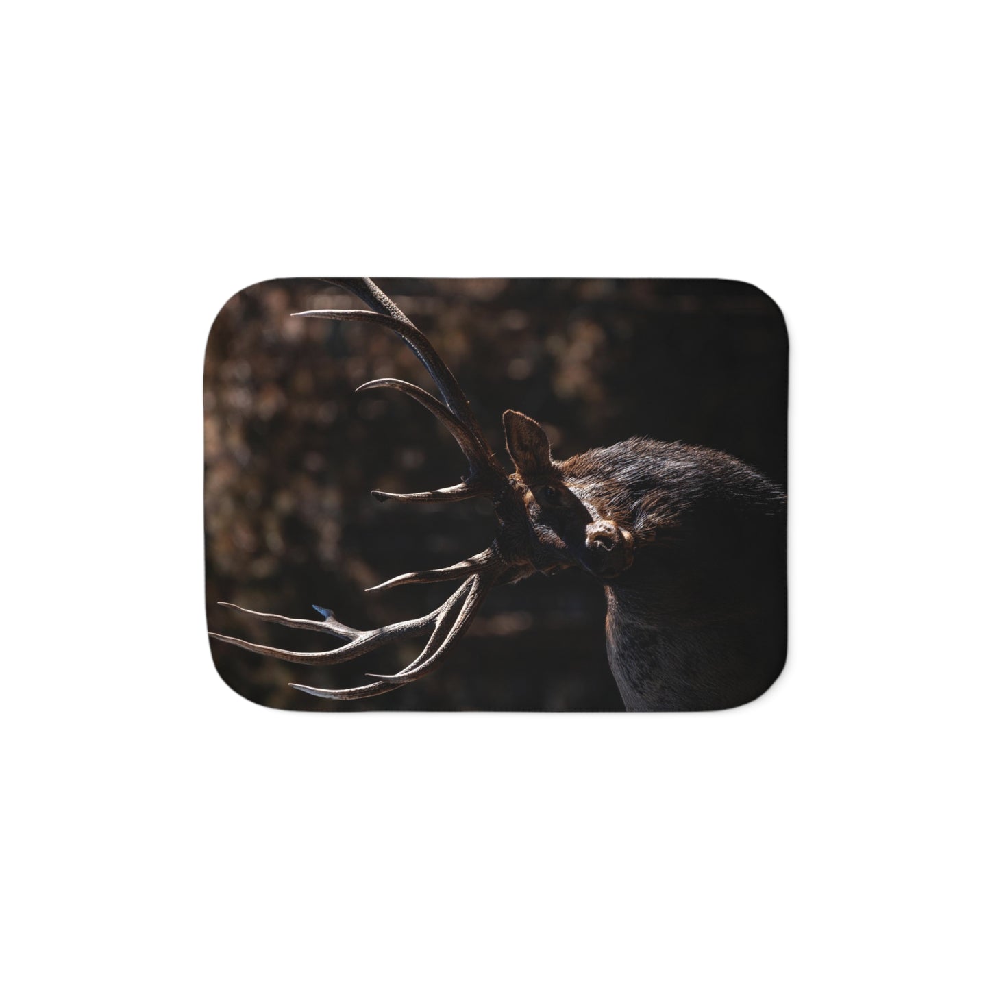 "DARK TIMBER" BULL ELK - FLEECE BLANKET