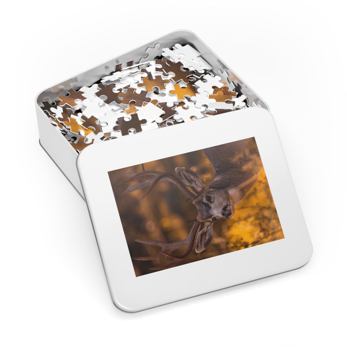 "NOVEMBER GOLD" BUCK MULE DEER - PUZZLE