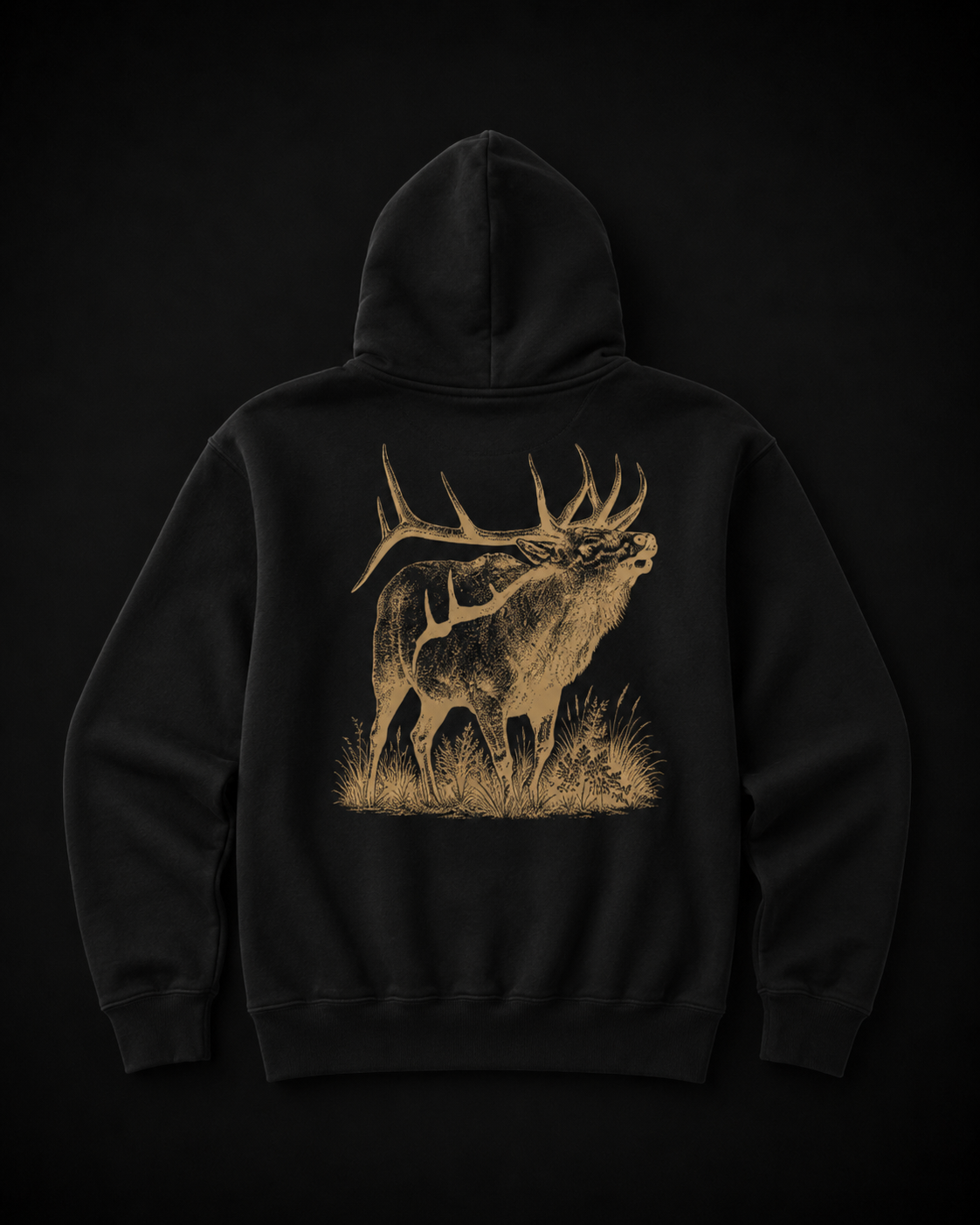 TATTED ELK HOODIE