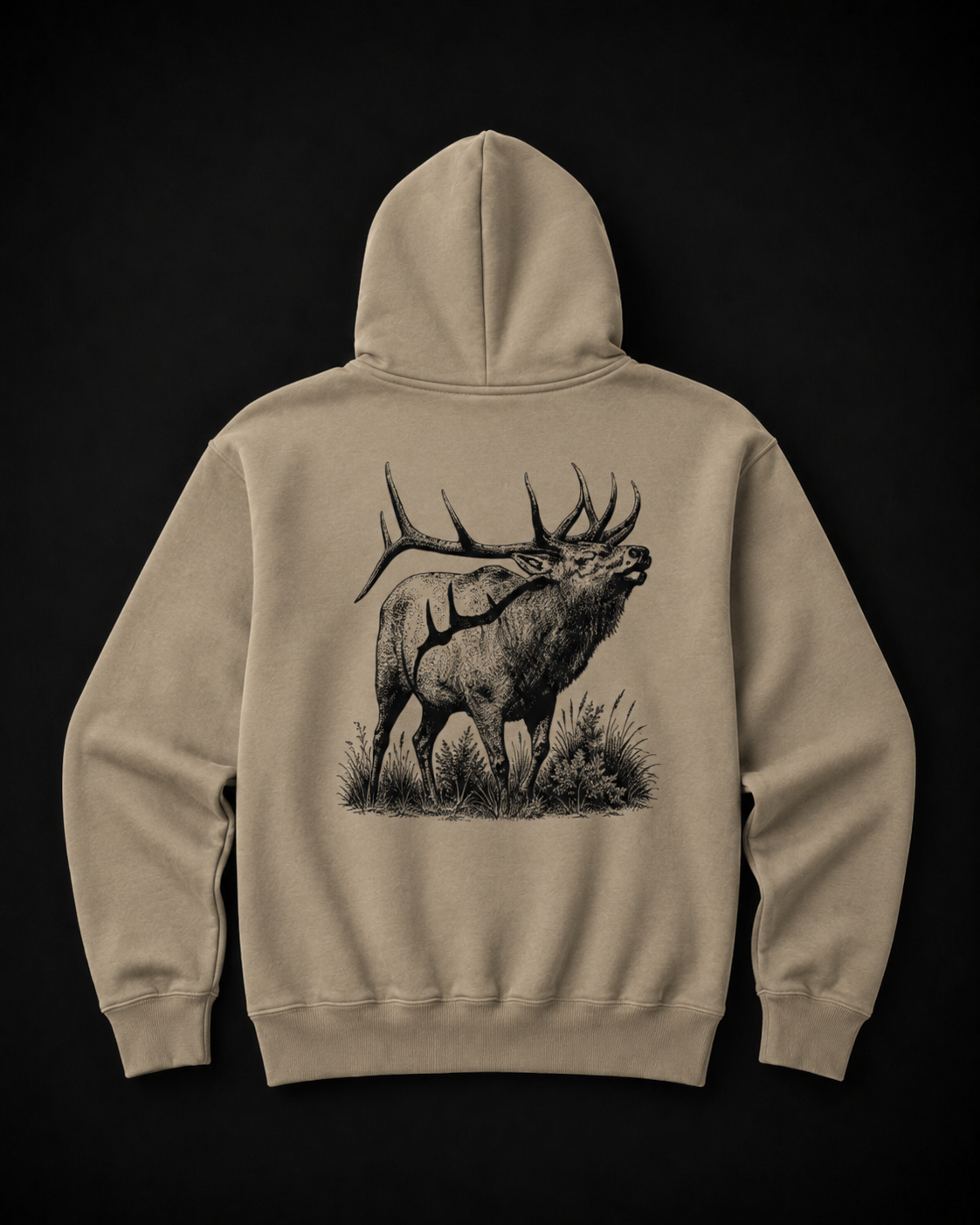 TATTED ELK HOODIE