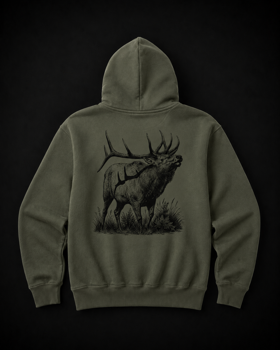 TATTED ELK HOODIE